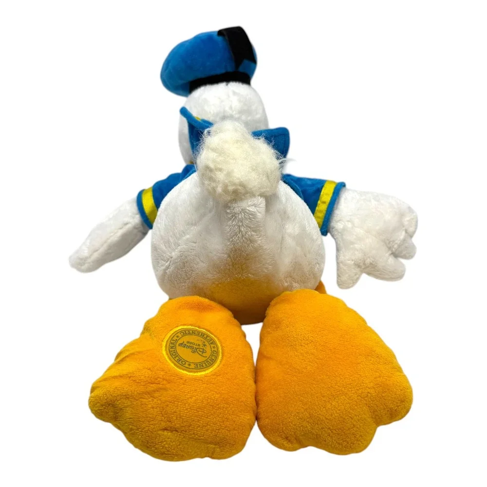 Disney Store Donald Duck Plush Genuine Original Authentic Sailor Toy Blue White